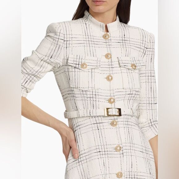 Generation Love June Tweed Checkered Minidress size S - Picture 4 of 14